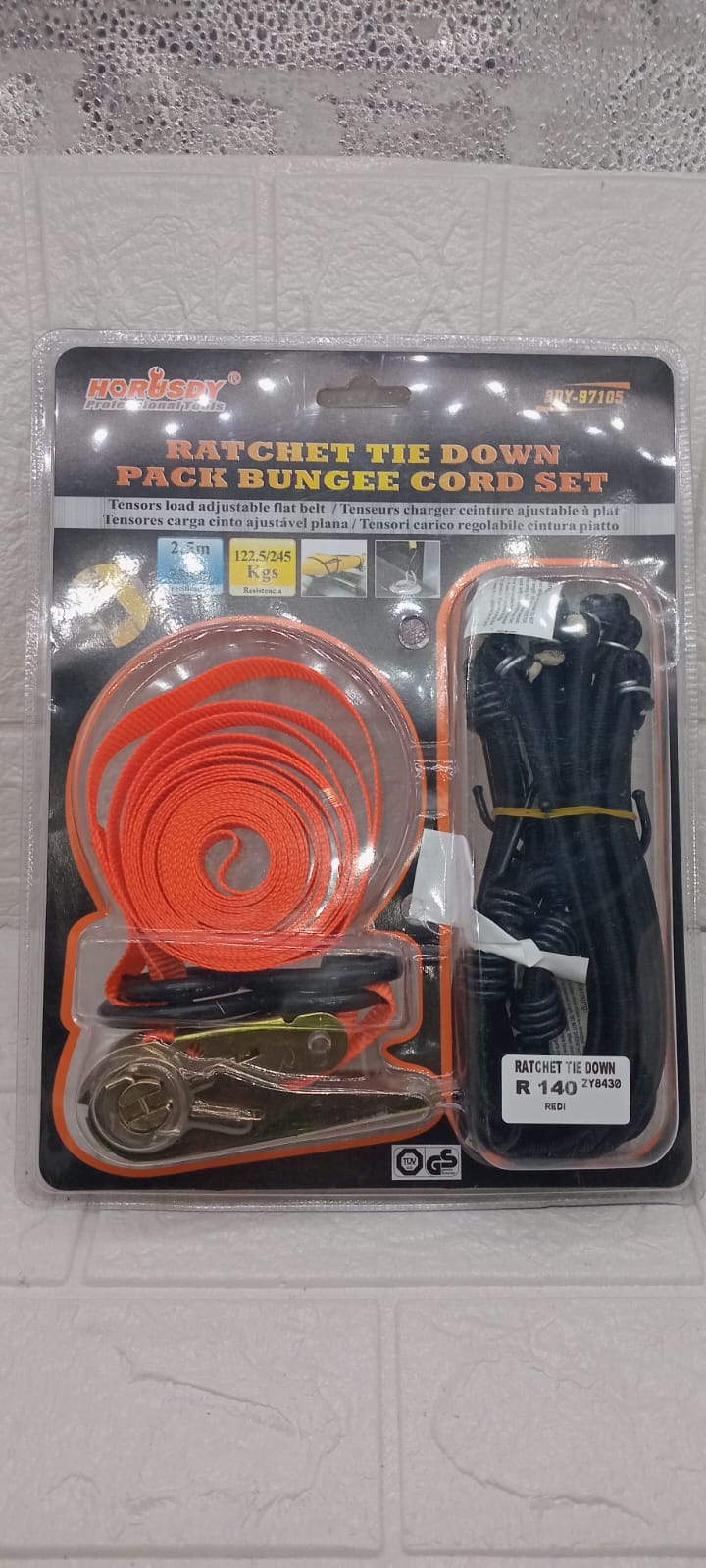 RATCHET TIE DOWN SET