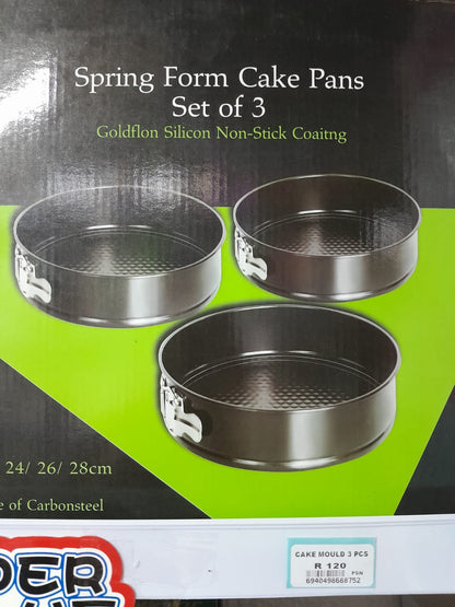 3PC CAKE MOULD