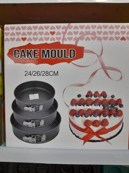 3PC CAKE MOULD