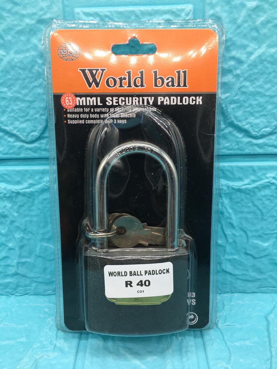 WORLD BALL PADLOCK