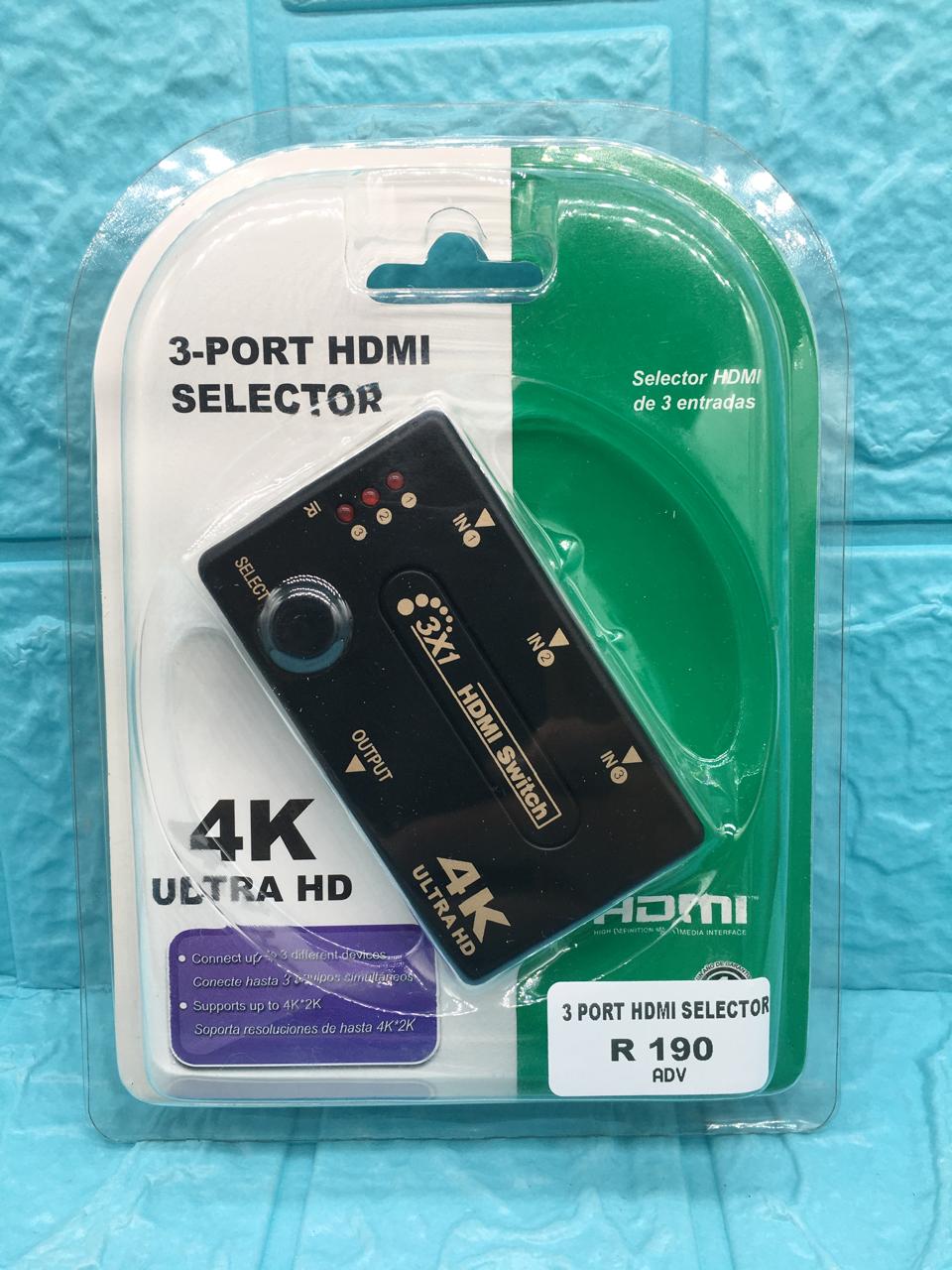 3 PORT HDMI SELECTOR