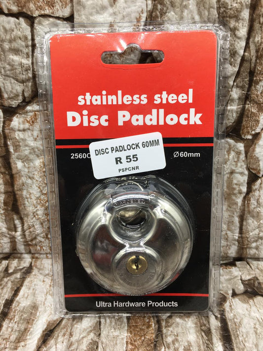 STAINLESS STEEL DISC PADLOCK