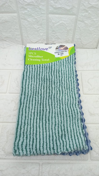 3PCS MICROFIBRE CLEANING TOWELS