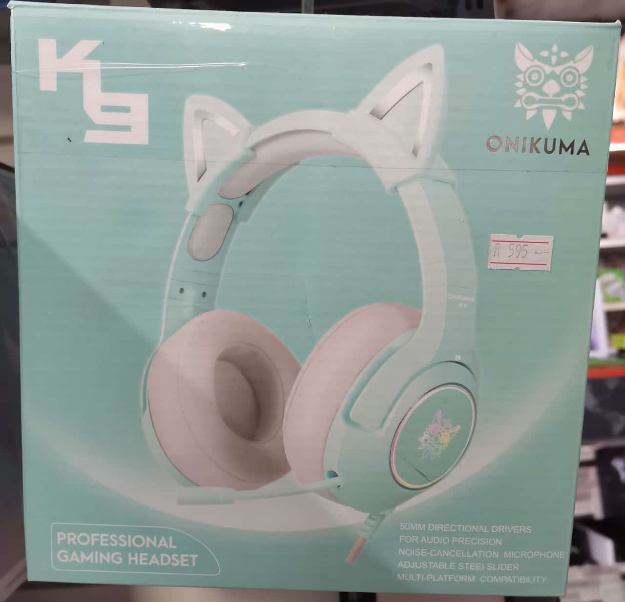 K9 Wired Gaming Headset With Cat Ear Design