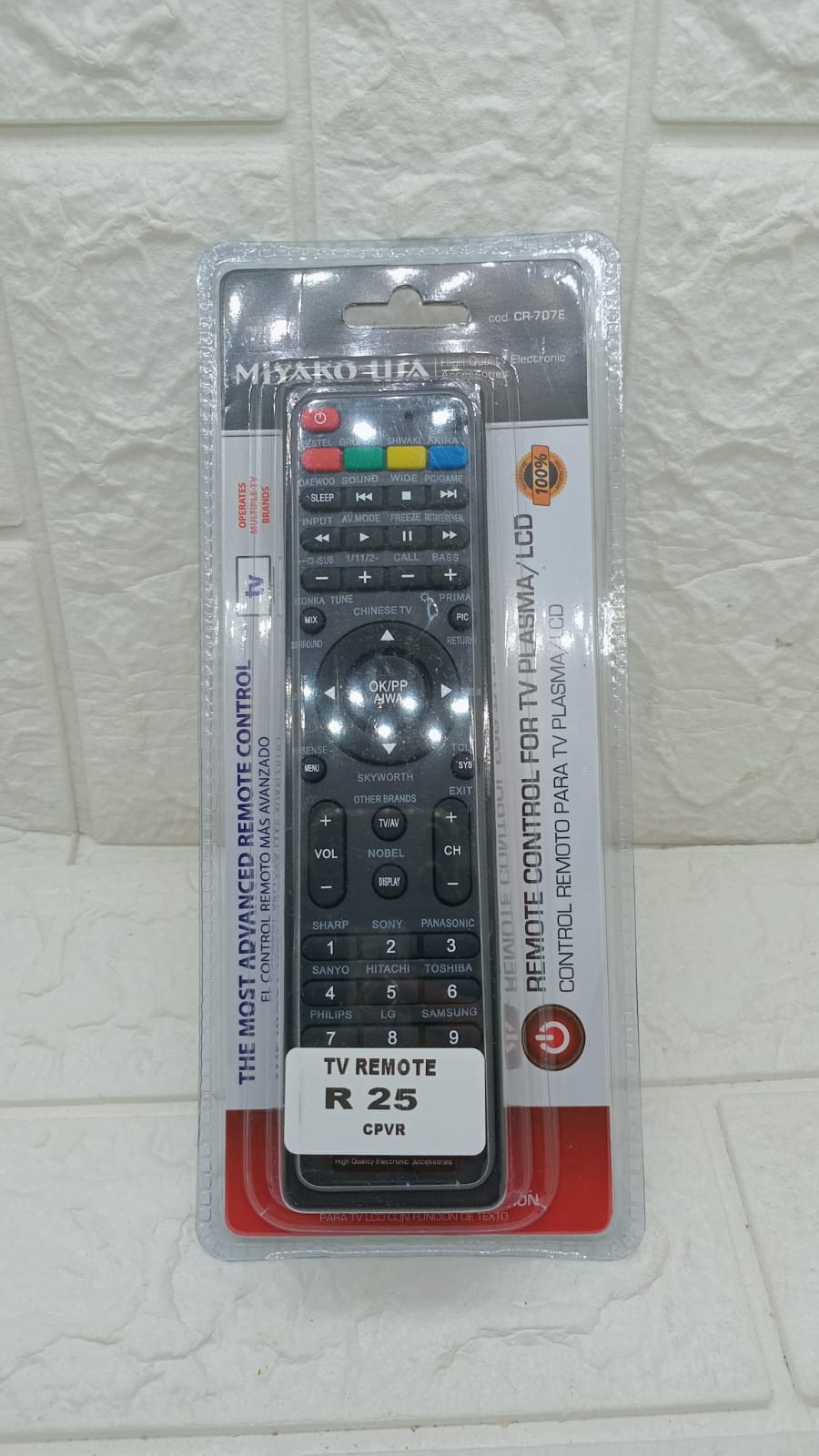 TV REMOTE FOR TV PLASMA/LCD