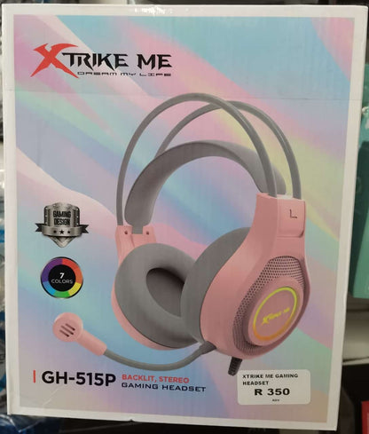 GH-515P PINK COLOR STEREO GAMING HEADSET