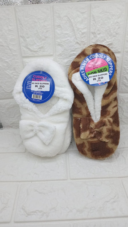 CUDDLY NO SKID SLIPPERS