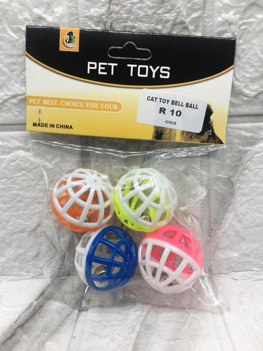 CAT TOY BELL BALL