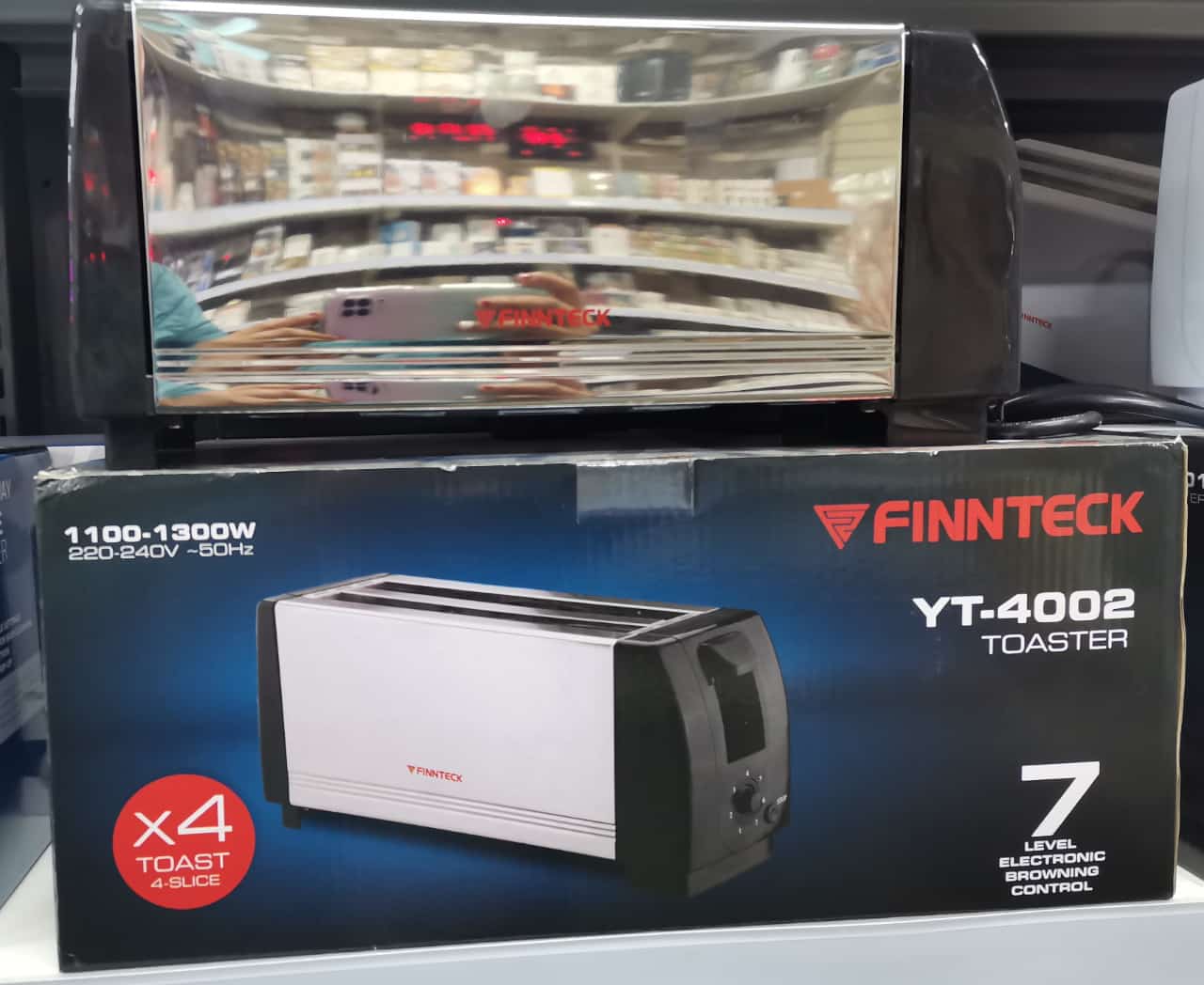 Finntech 4 Slice Toaster