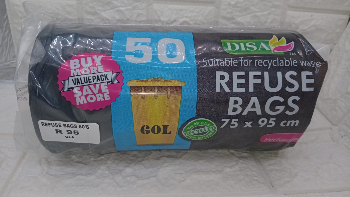 50 REFUSE BAGS