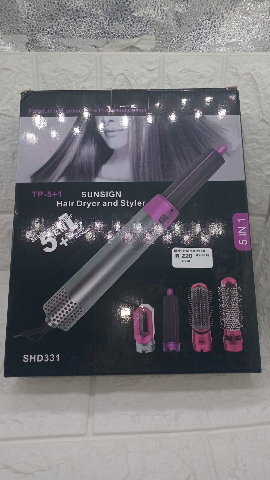 5 IN 1 HAIR DRYER AND STYLER
