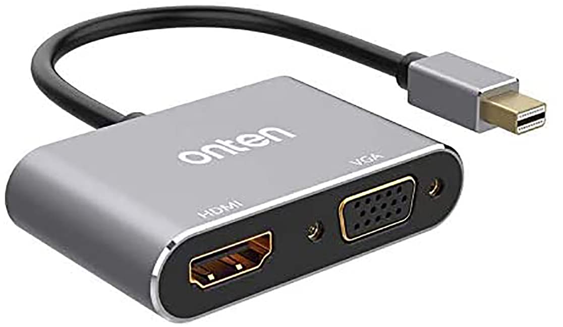 Onten OTN-5131B Mini DP To HDMI VGA Adapter Displayport