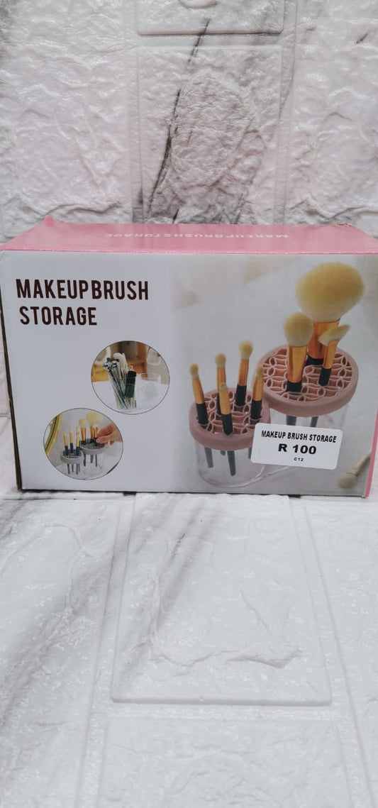 MAKEUP BRUSH STORAGE