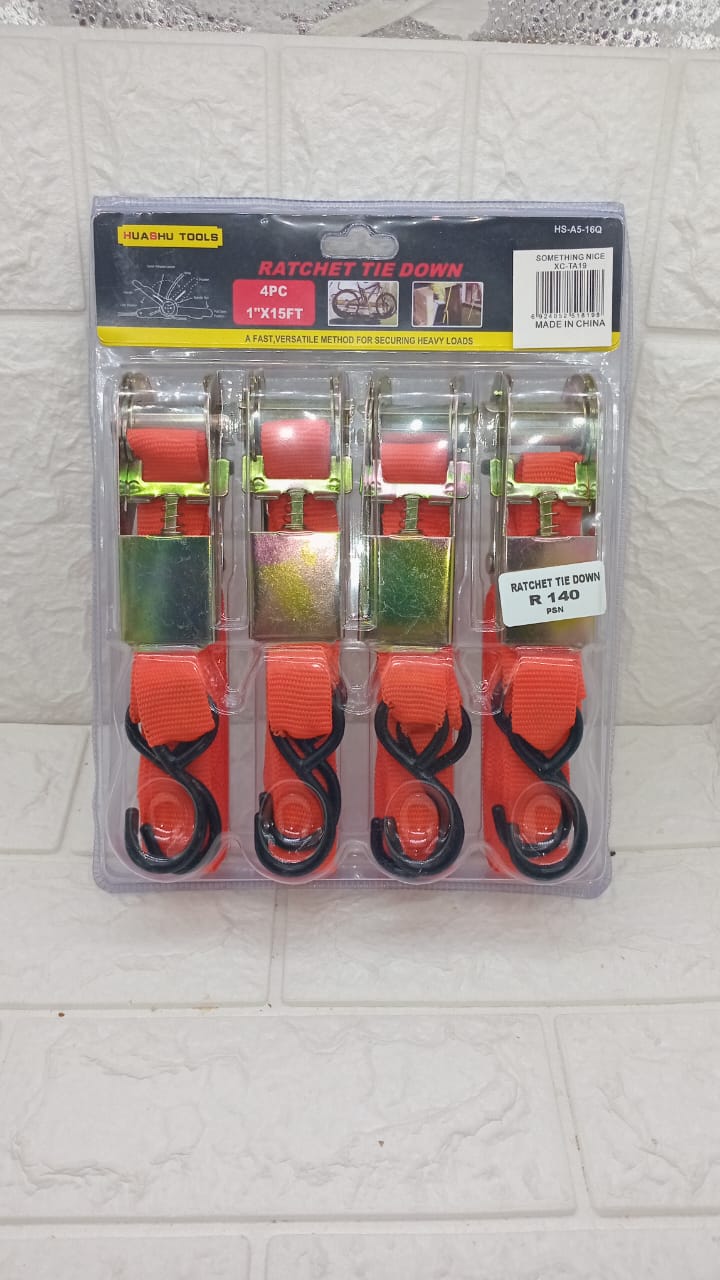 RATCHET TIE DOWN STRAPS