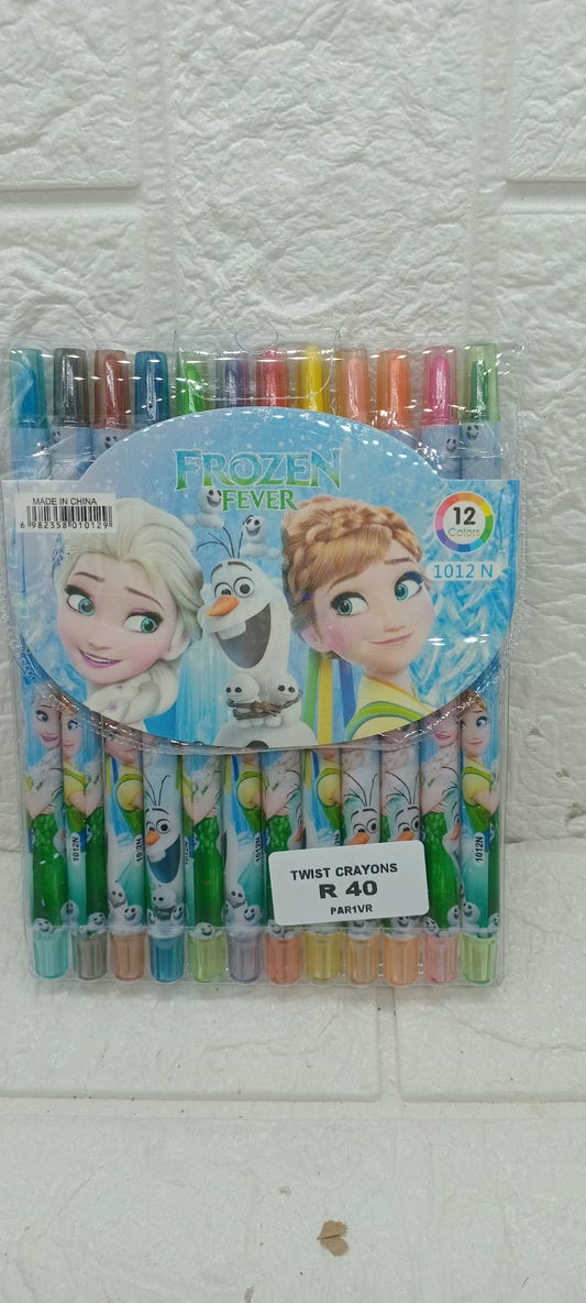 FROZEN / SPIDER-MAN TWIST CRAYONS