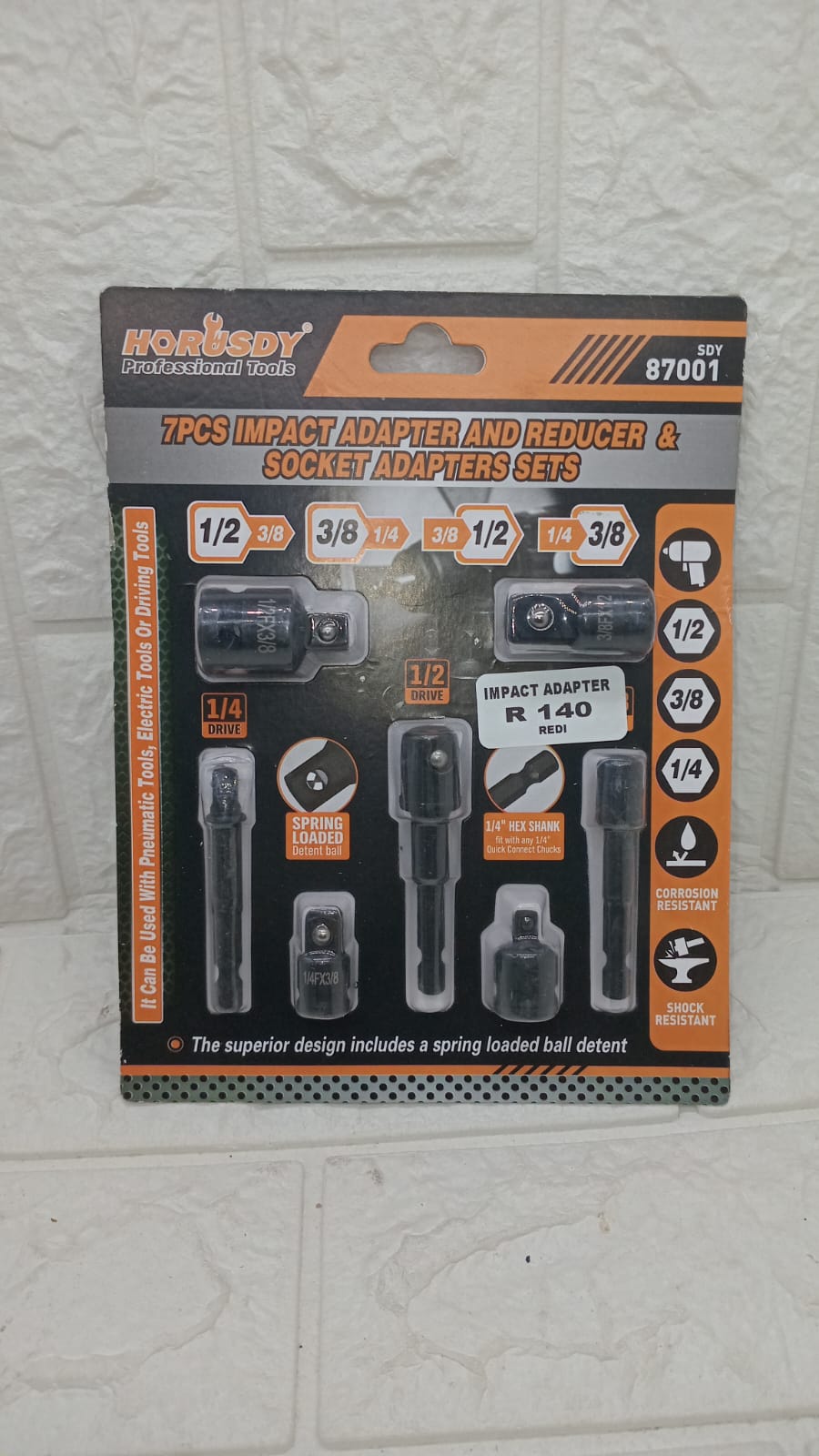 7PCS IMPACT ADAPTER AND REDUCER AND SOCKET ADAPTER SETS
