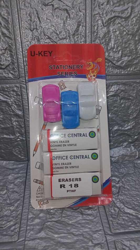 SET OF ERASERS