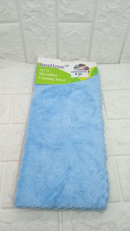 3PCS MICROFIBRE CLEANING TOWELS