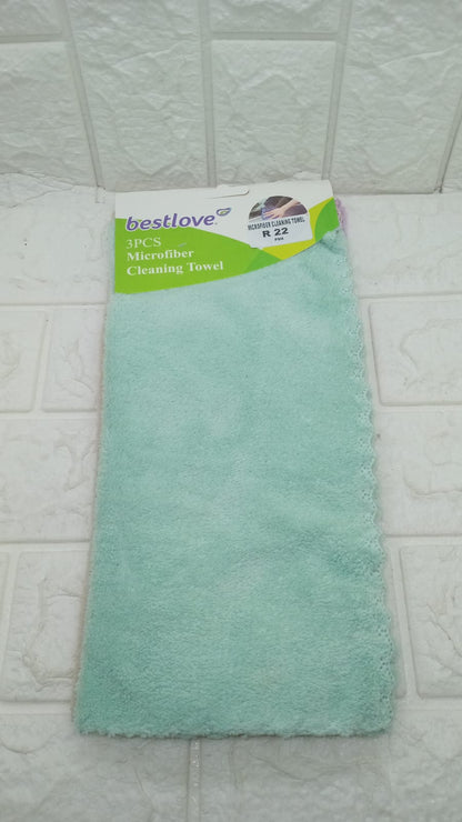3PCS MICROFIBRE CLEANING TOWELS