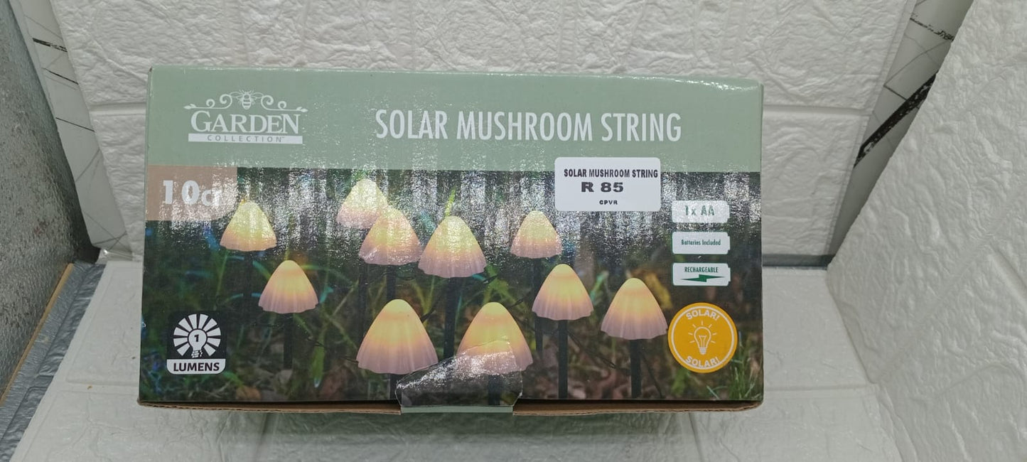 SOLAR MUSHROOM STRING LIGHTS