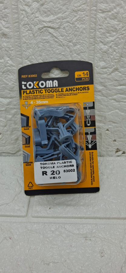 PLASTIC TOGGLE ANCHORS