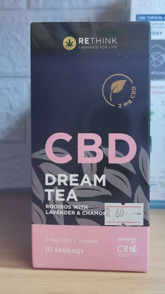 RETHINK CBD Dream Tea (Sleep Aid) 2mg 10 Teabags per pack