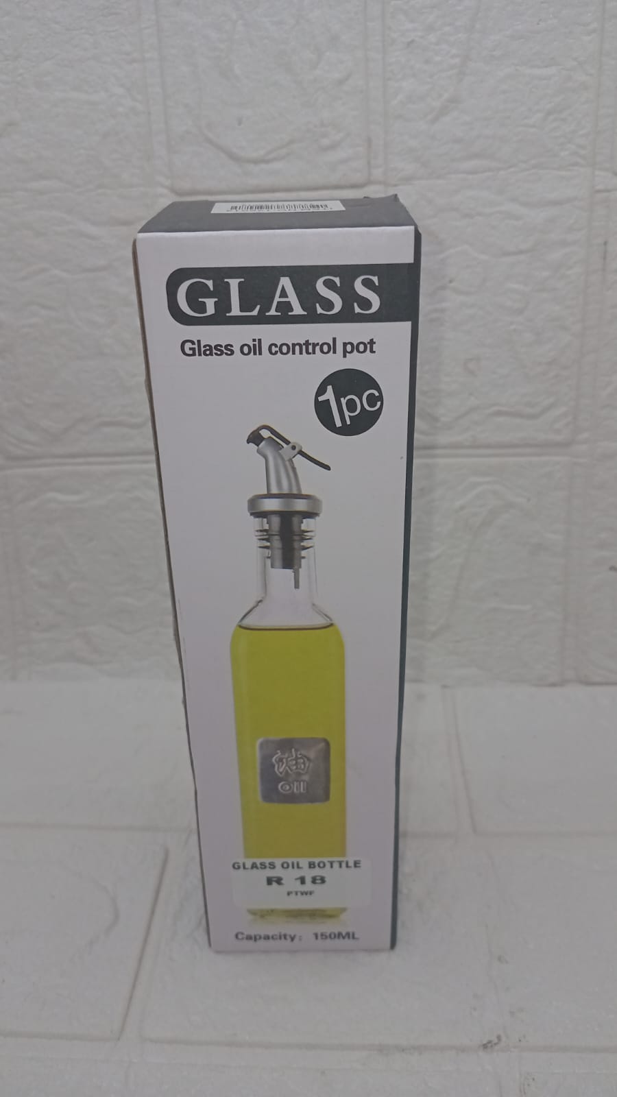 GLASS OIL BOTTLE