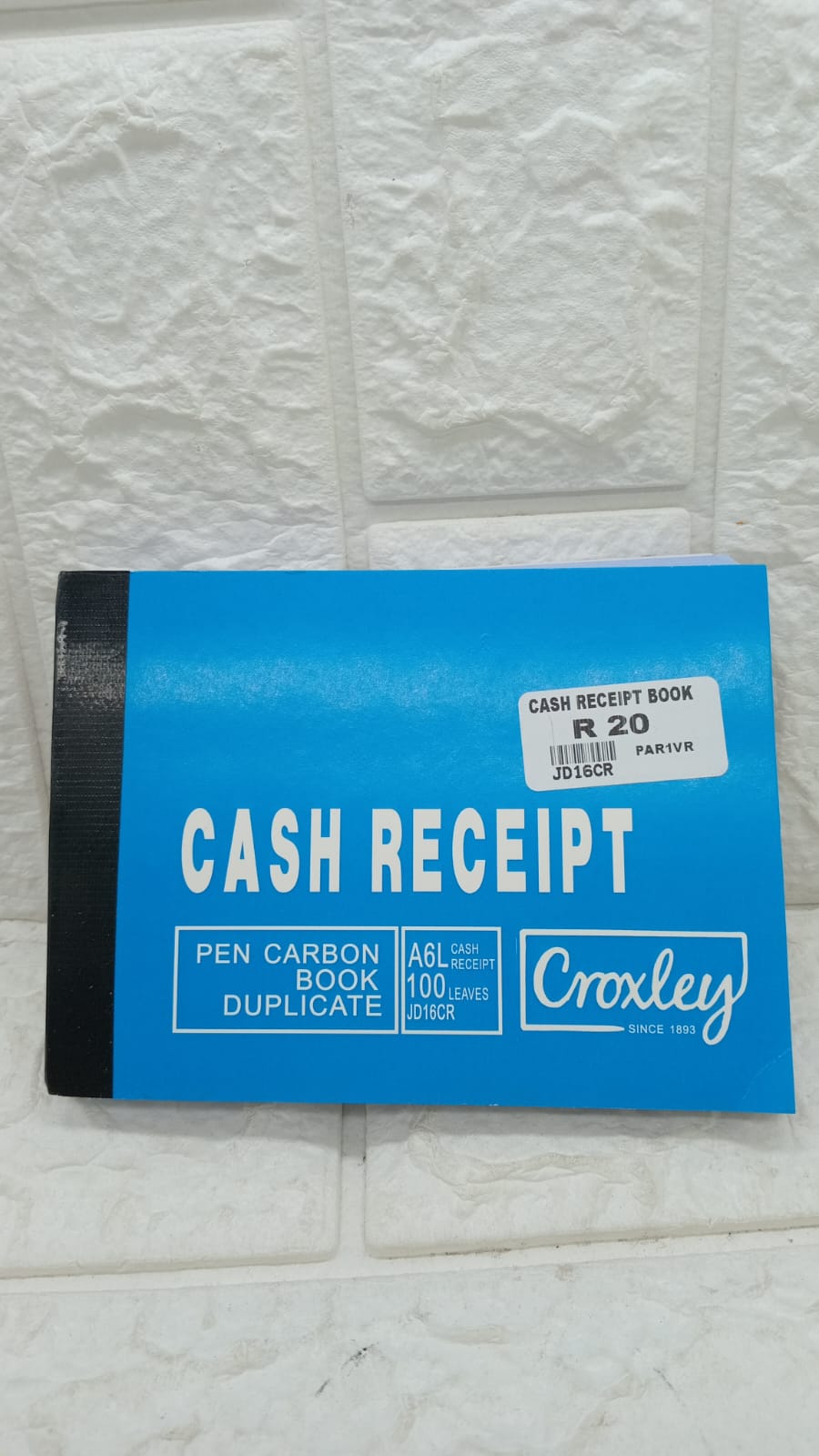 CASH RECEIPT BOOK