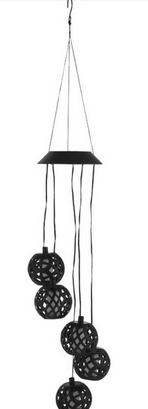 Solar Flair Wind Chime Dancing Flame Hanger Light