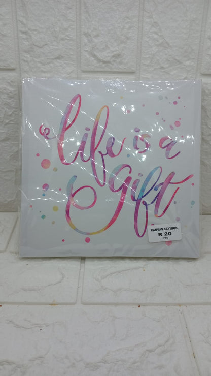 CANVAS SAYINGS