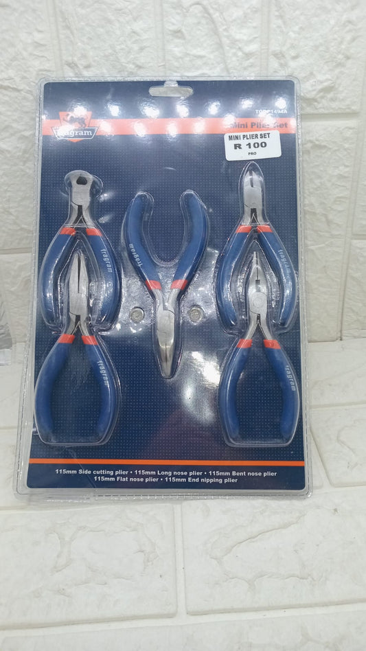 5 PIECE PLIER SET