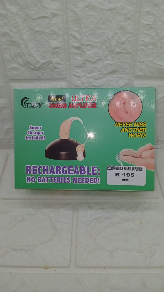 RECHARGEABLE SOUND AMPLIFIER
