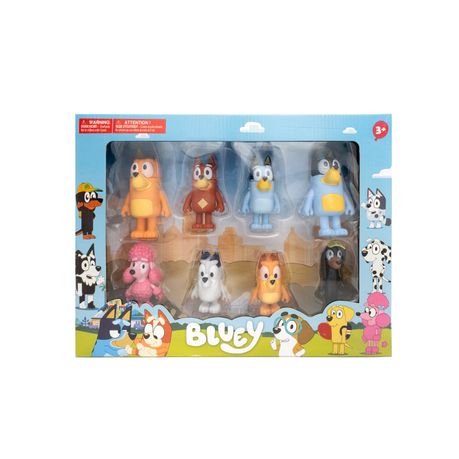 Bluey Family Figurines 8 Piece