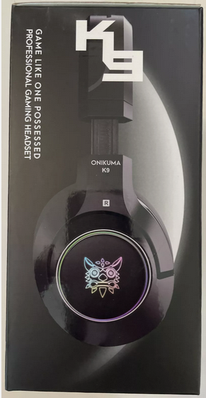 Onikuma K9 BLACK Wired Gaming Headset LED Stereo Headset Gaming USB Noise Cancel