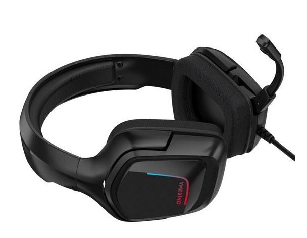 Onikuma K20 Professional Gaming Headset with LED Lights Black