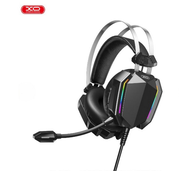 XO - XO-GE07 - 3D Surround Sound Gaming Headset With RGB Lighting - Black