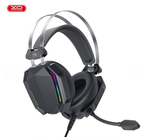 XO - XO-GE07 - 3D Surround Sound Gaming Headset With RGB Lighting - Black