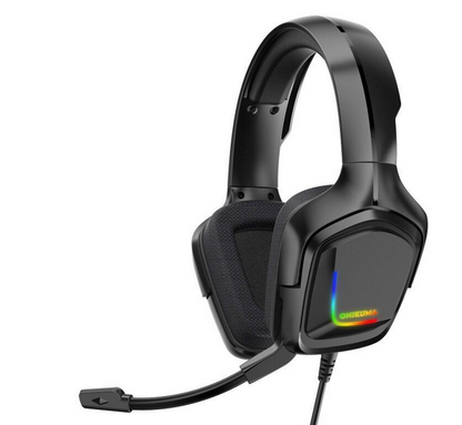 Onikuma K20 Professional Gaming Headset with LED Lights Black