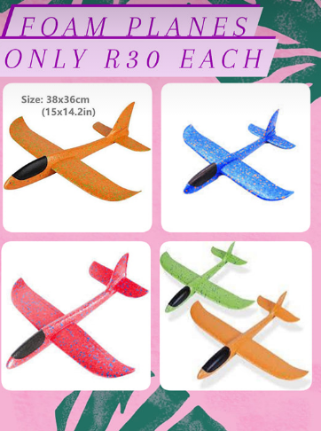 FOAM PLATES 35CM - ASSORTED COLORS