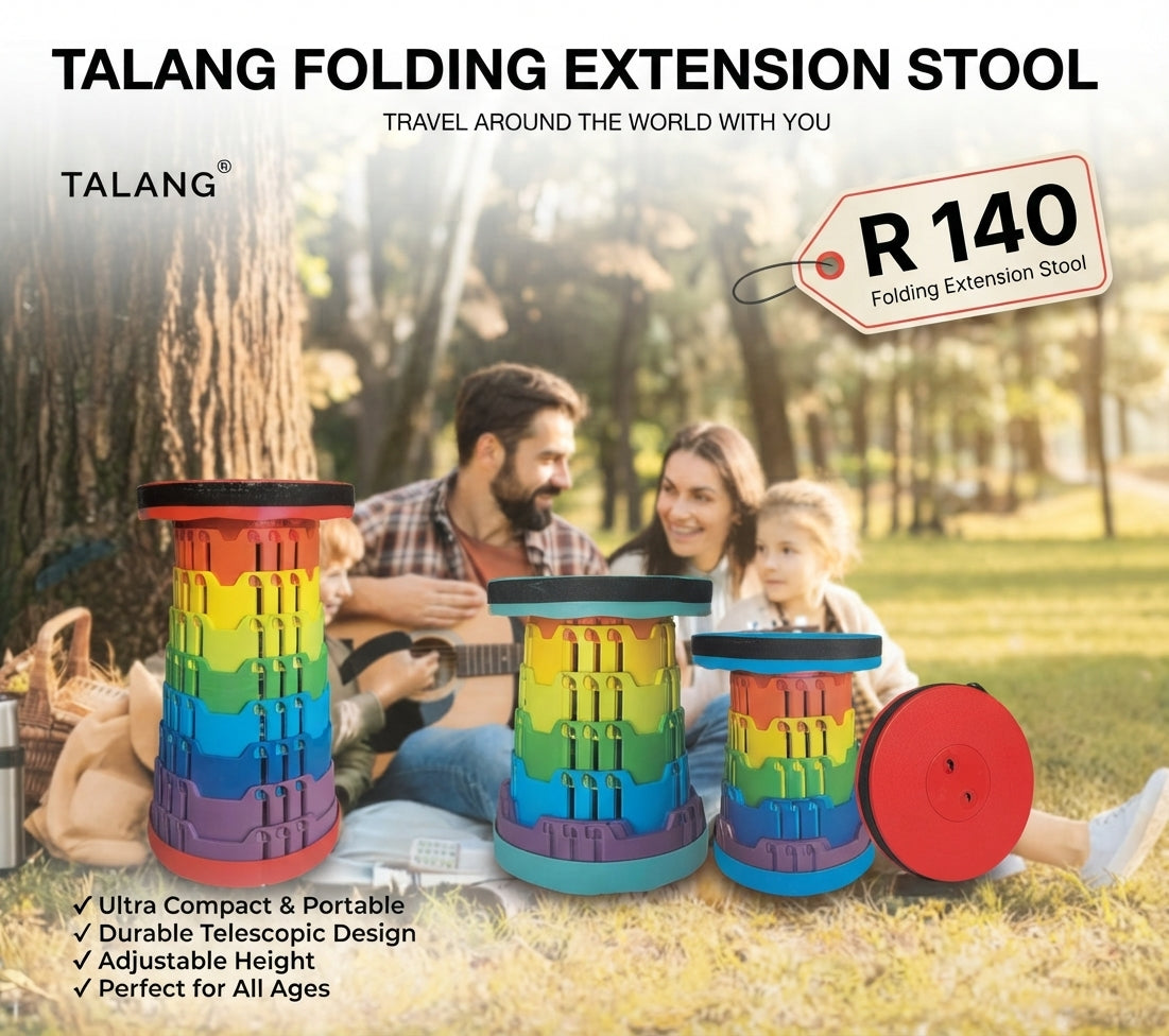 FOLDING EXTENSION STOOL