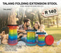 FOLDING EXTENSION STOOL