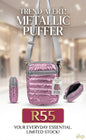 METALLIC PUFFER SLING BAG