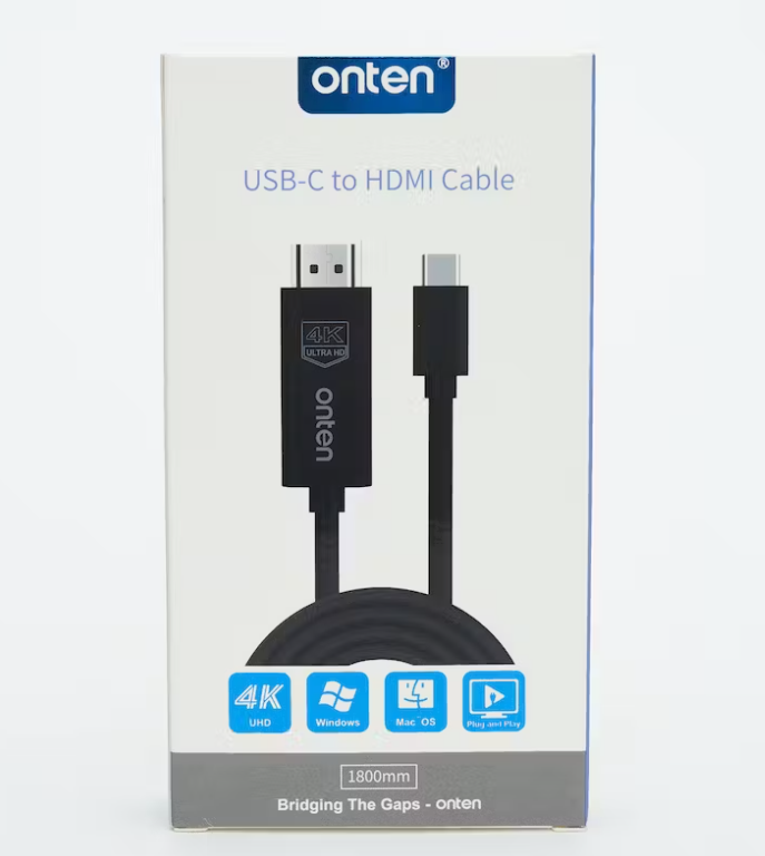 Onten USB-C to HDMI Cable 1..8m