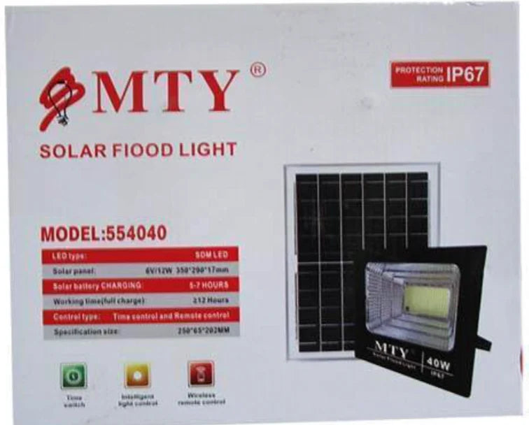 40w Solar LED Flood Light