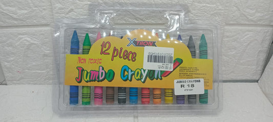 12 PIECE JUMBO CRAYONS