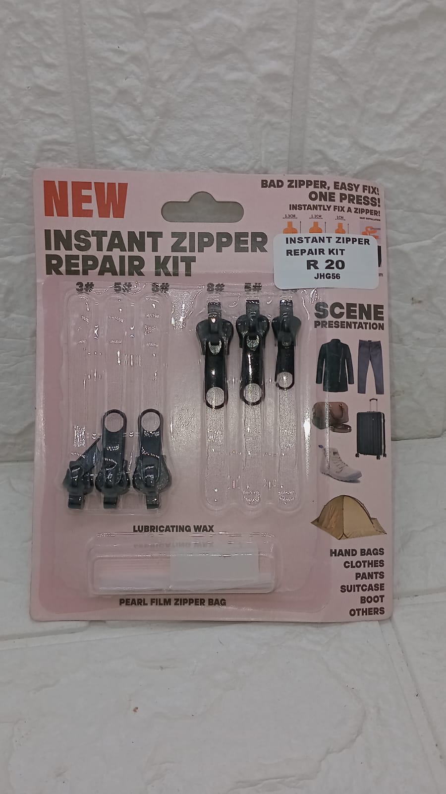 INSTANT ZIPPER REPAIR KIT