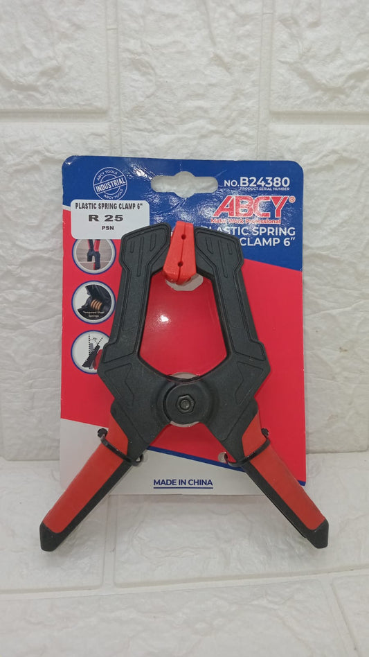 PLASTIC SPRING CLAMP 6''