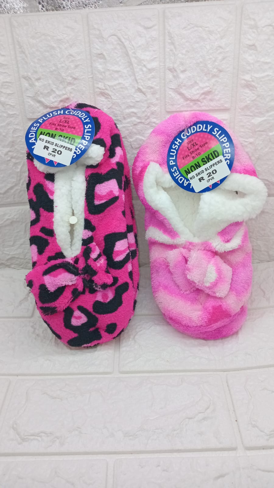 CUDDLY NO SKID SLIPPERS