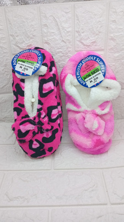 CUDDLY NO SKID SLIPPERS