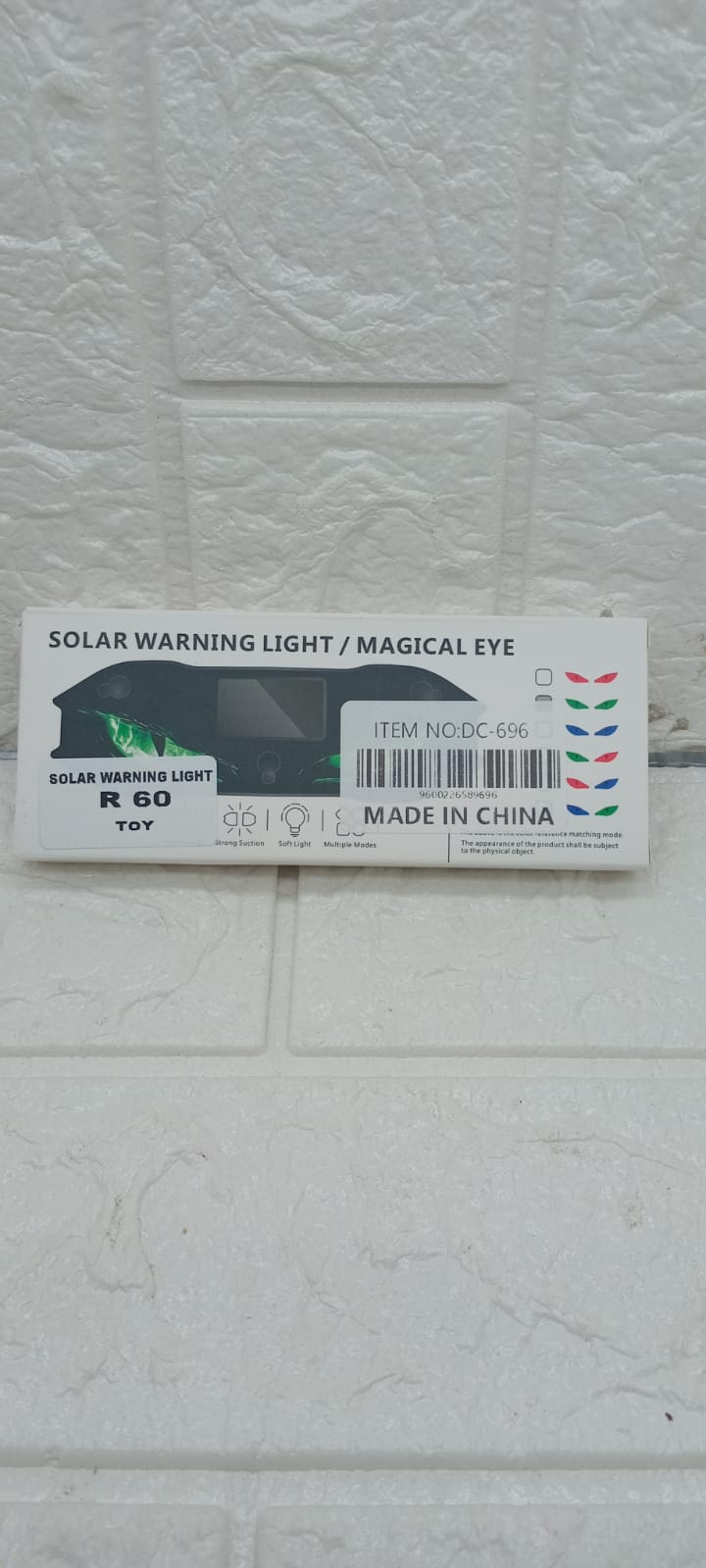 SOLAR WARNING LIGHT